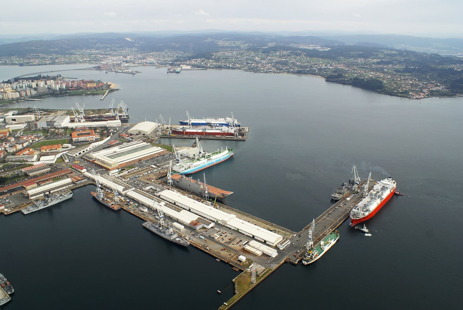 The Ría de Ferrol from the shore